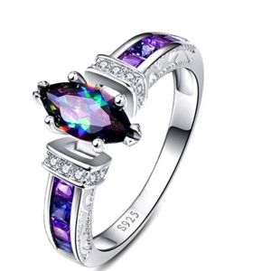 Sterling Silver Purple Passion Ring